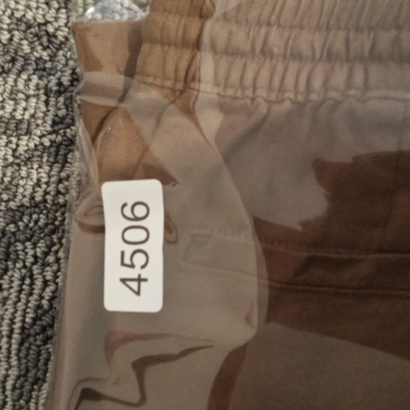 Lands' End Womens High Rise Pull On Crop Pants Chocolate Brown Linen Size22w - Picture 10 of 10